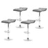 Artiss 4x Bar Stools Linen Padded Gas Lift-Furniture > Bar Stools & Chairs > Table & Bar Stools-PEROZ Accessories