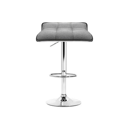 Artiss 4x Bar Stools Linen Padded Gas Lift-Furniture &gt; Bar Stools &amp; Chairs &gt; Table &amp; Bar Stools-PEROZ Accessories