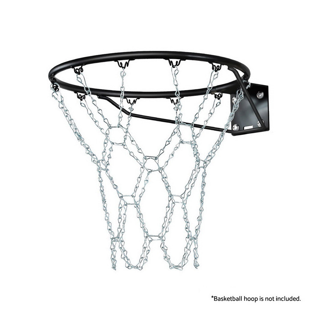 Everfit Basketball Ring Metal Braided Chain Net 12 Loop-Sports &amp; Fitness &gt; Basketball &amp; Accessories-PEROZ Accessories