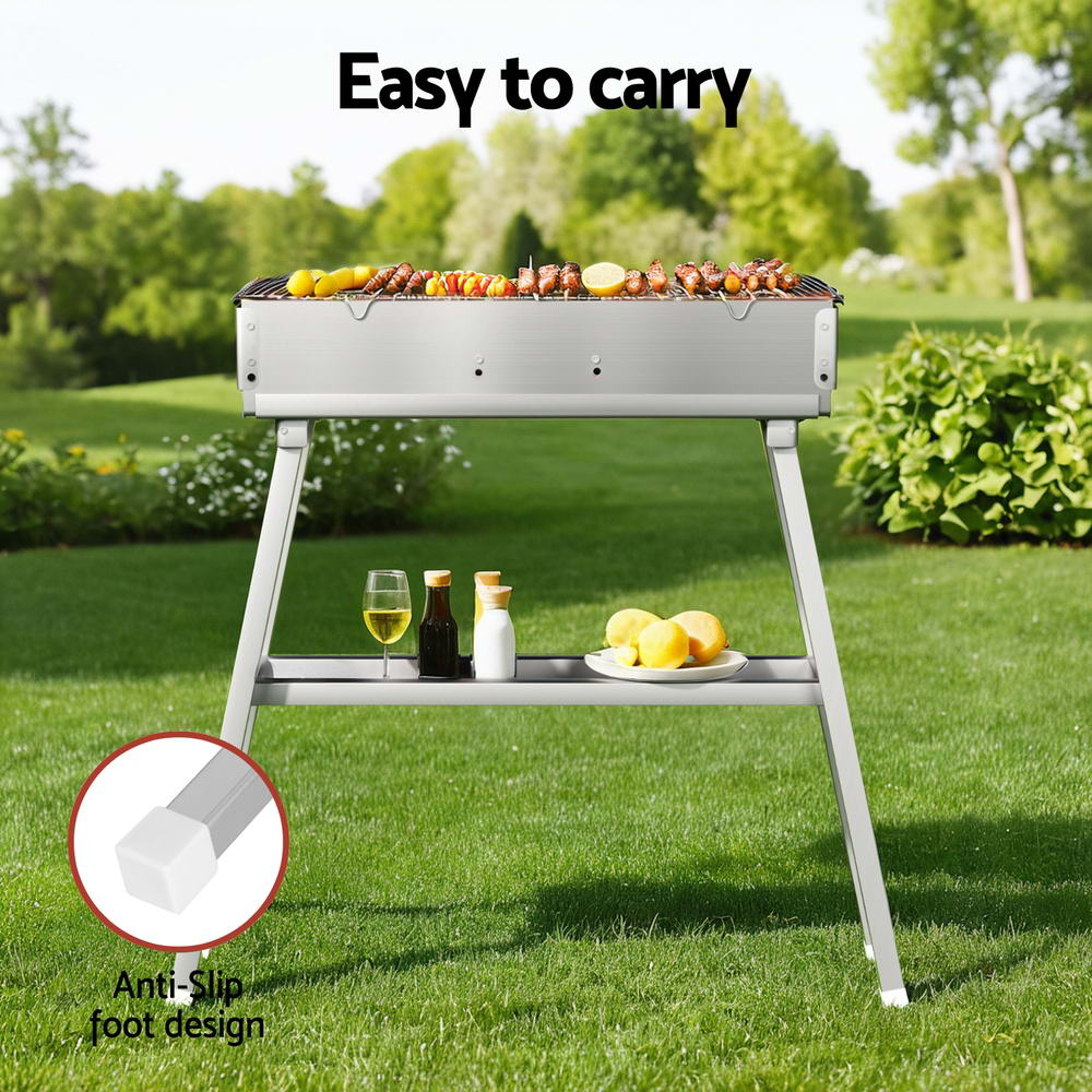 Grillz BBQ Grill Charcoal Smoker Portable Barbecue-Home &amp; Garden &gt; BBQ &gt; BBQ Tools-PEROZ Accessories