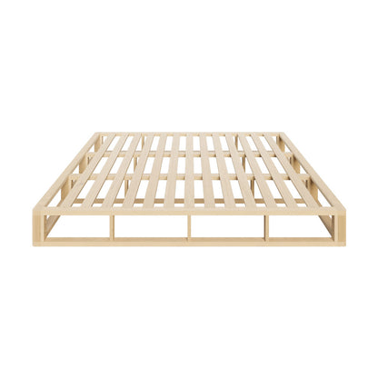 Oikiture Wooden Bed Frame King Size Cage-like Base-Bed Frames-PEROZ Accessories