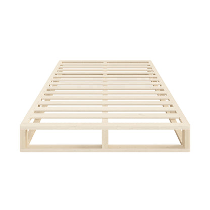 Oikiture Wooden Bed Frame King Single Cage-like Base-Bed Frames-PEROZ Accessories