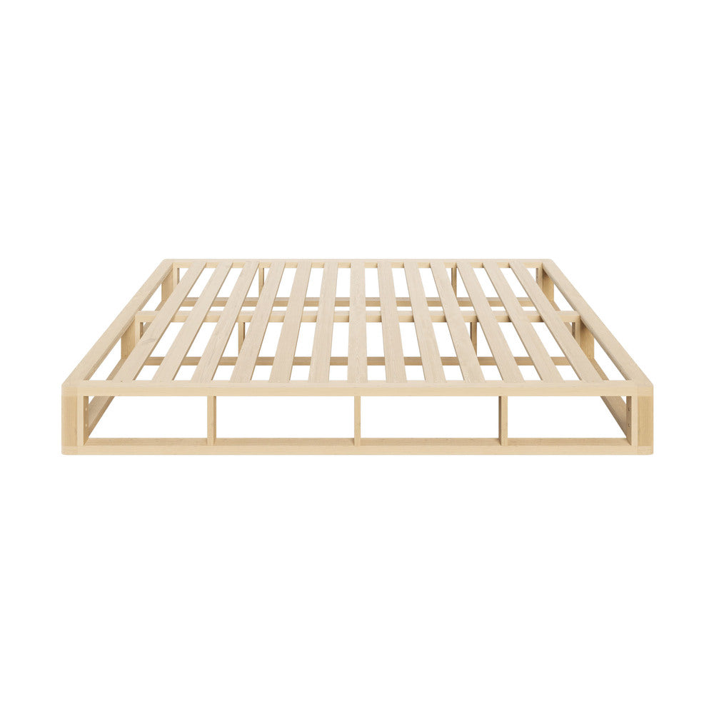 Oikiture Wooden Bed Frame King Single Cage-like Base-Bed Frames-PEROZ Accessories