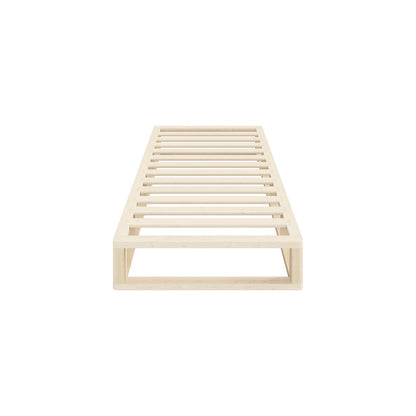 Oikiture Wooden Bed Frame Single Size Cage-like Base-Bed Frames-PEROZ Accessories