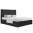 Artiss Bed Frame Double Size Gas Lift Base With Storage Charcoal Fabric Vila Collection-Bed Frames-PEROZ Accessories