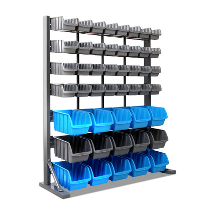 Giantz 47 Storage Bin Rack Free Stand Steel Stand-Tools &gt; Tools Storage-PEROZ Accessories