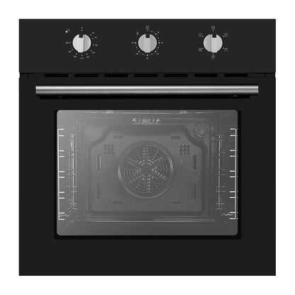 Devanti 60cm Electric Built In Wall Oven Stainless Steel-Appliances &gt; Kitchen Appliances-PEROZ Accessories