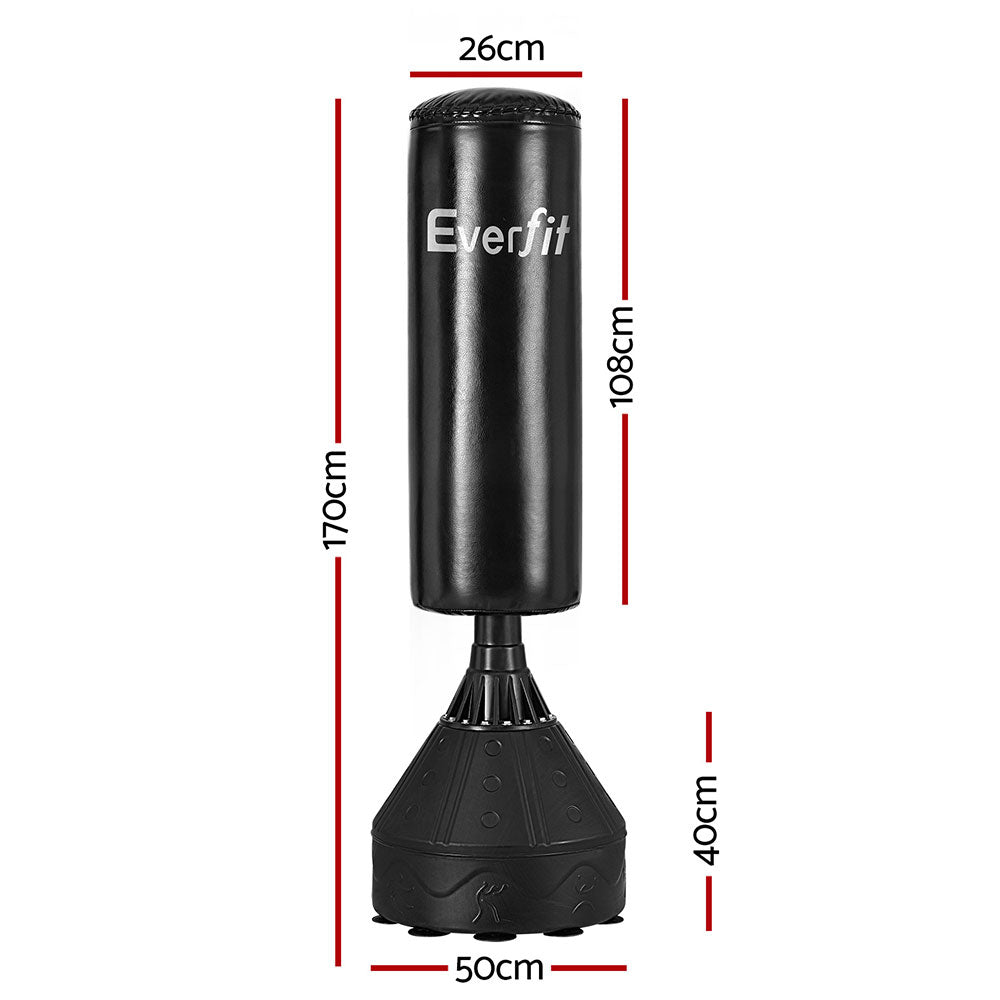 Everfit Boxing Punching Bag Stand 170CM Home Gym Training Equipment-Sports &amp; Fitness &gt; Exercise, Gym &amp; Fitness &gt; Boxing &amp; Martial Arts-PEROZ Accessories