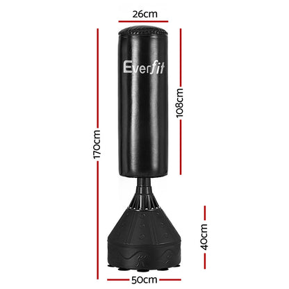 Everfit Boxing Punching Bag Stand 170CM Home Gym Training Equipment-Sports &amp; Fitness &gt; Exercise, Gym &amp; Fitness &gt; Boxing &amp; Martial Arts-PEROZ Accessories