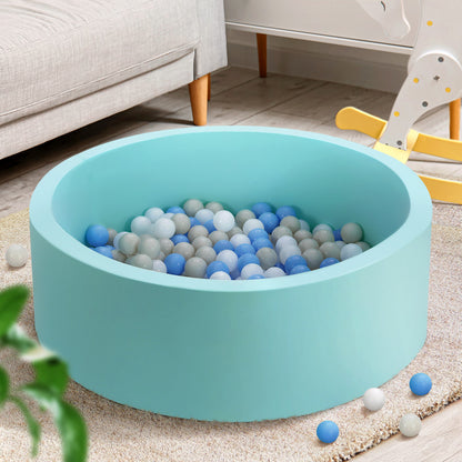 Keezi Kids Ball Pit 90x30cm Ocean Foam Play Pool Barrier Toys Children Blue-Baby &amp; Kids &gt; Gates &amp; Playpens &gt; Ball Pits &amp; Play Pens-PEROZ Accessories