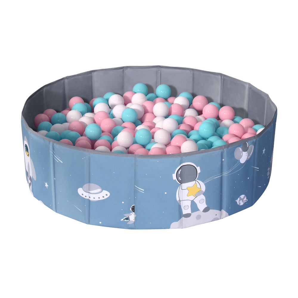 Keezi Kids Ball Pool Pit Toddler Play Foldable Child Playhouse Storage Bag Blue-Baby &amp; Kids &gt; Kid&