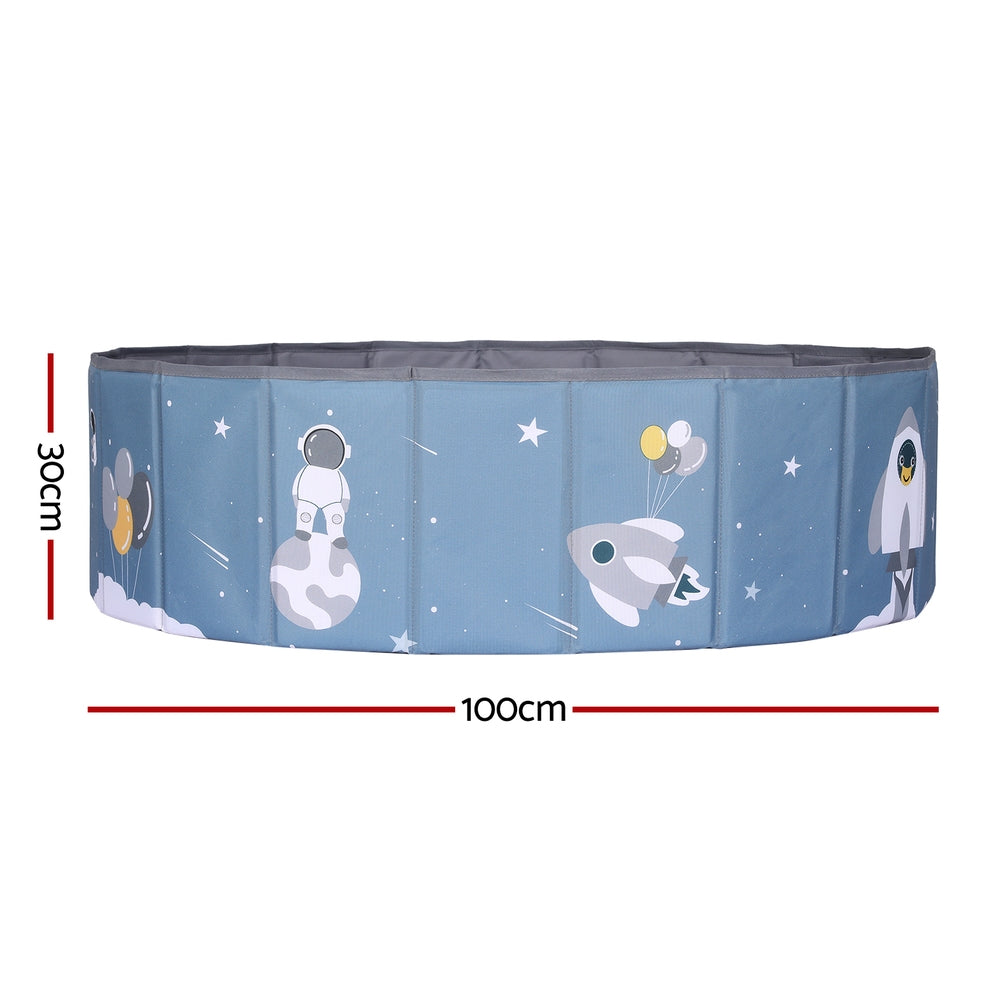 Keezi Kids Ball Pool Pit Toddler Play Foldable Child Playhouse Storage Bag Blue-Baby &amp; Kids &gt; Kid&