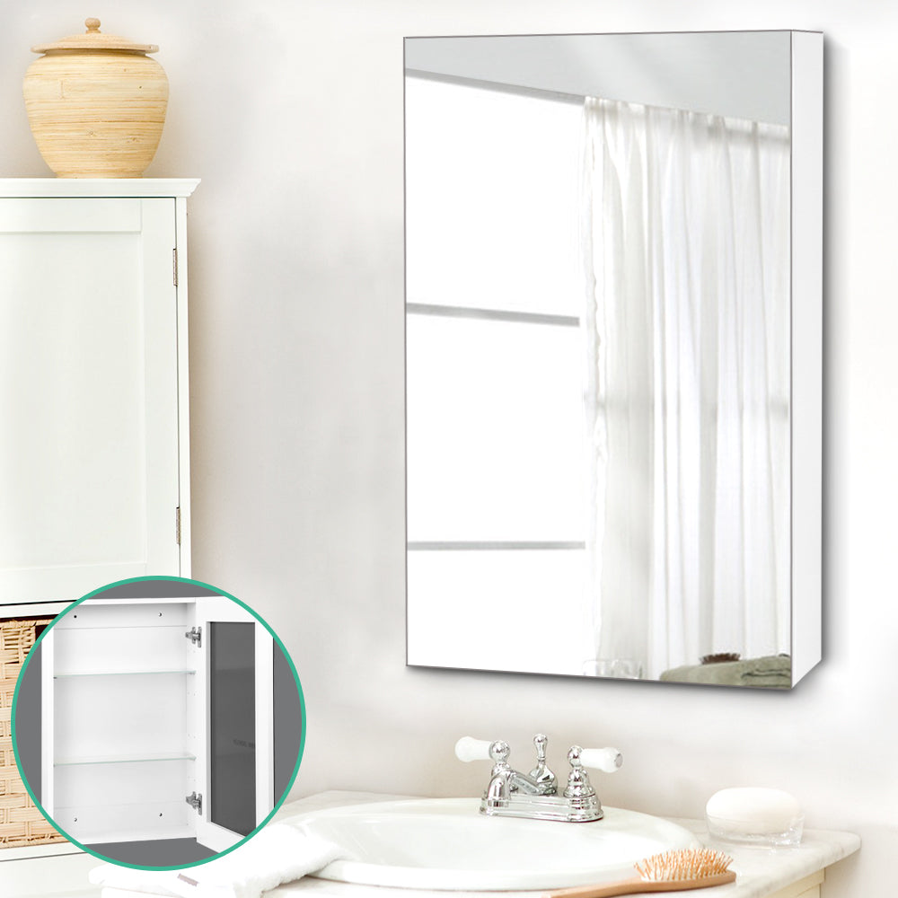 Cefito Bathroom Mirror Cabinet 450x720mm White-Furniture &gt; Bathroom-PEROZ Accessories