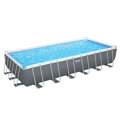 Bestway Swimming Pool 732x366x132cm Steel Frame Above Ground Pools Ladder 30045L-Swimming Pools-PEROZ Accessories