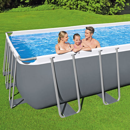 Bestway Swimming Pool 732x366x132cm Steel Frame Above Ground Pools Ladder 30045L-Swimming Pools-PEROZ Accessories