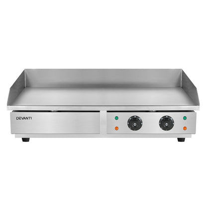 Devanti Commercial Electric Griddle 73cm BBQ Grill Plate 4400W-Appliances &gt; Kitchen Appliances-PEROZ Accessories