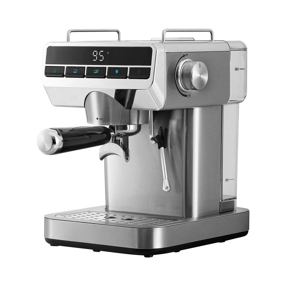 Devanti 20 Bar Coffee Machine Espresso Cafe Maker-Appliances &gt; Kitchen Appliances-PEROZ Accessories