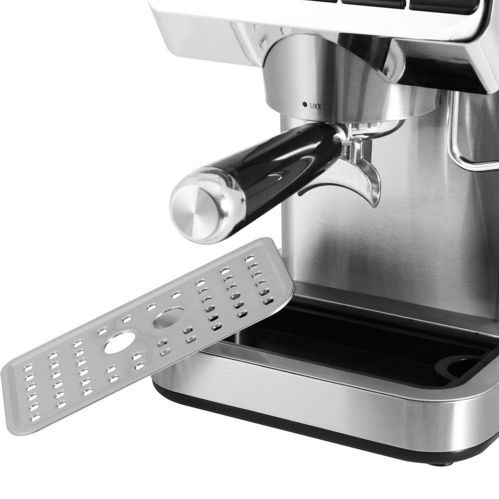 Devanti 20 Bar Coffee Machine Espresso Cafe Maker-Appliances &gt; Kitchen Appliances-PEROZ Accessories