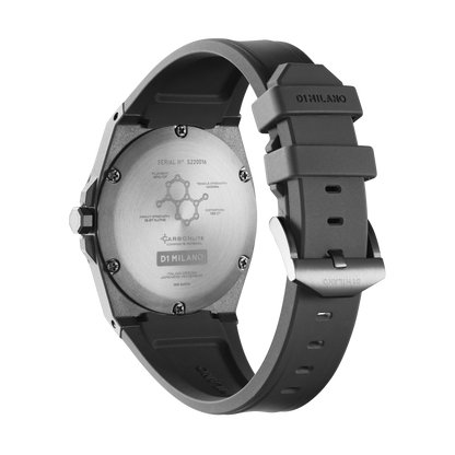 D1 Milano Carbonlite Grey 40.5mm Watch-Quartz Watches-PEROZ Accessories