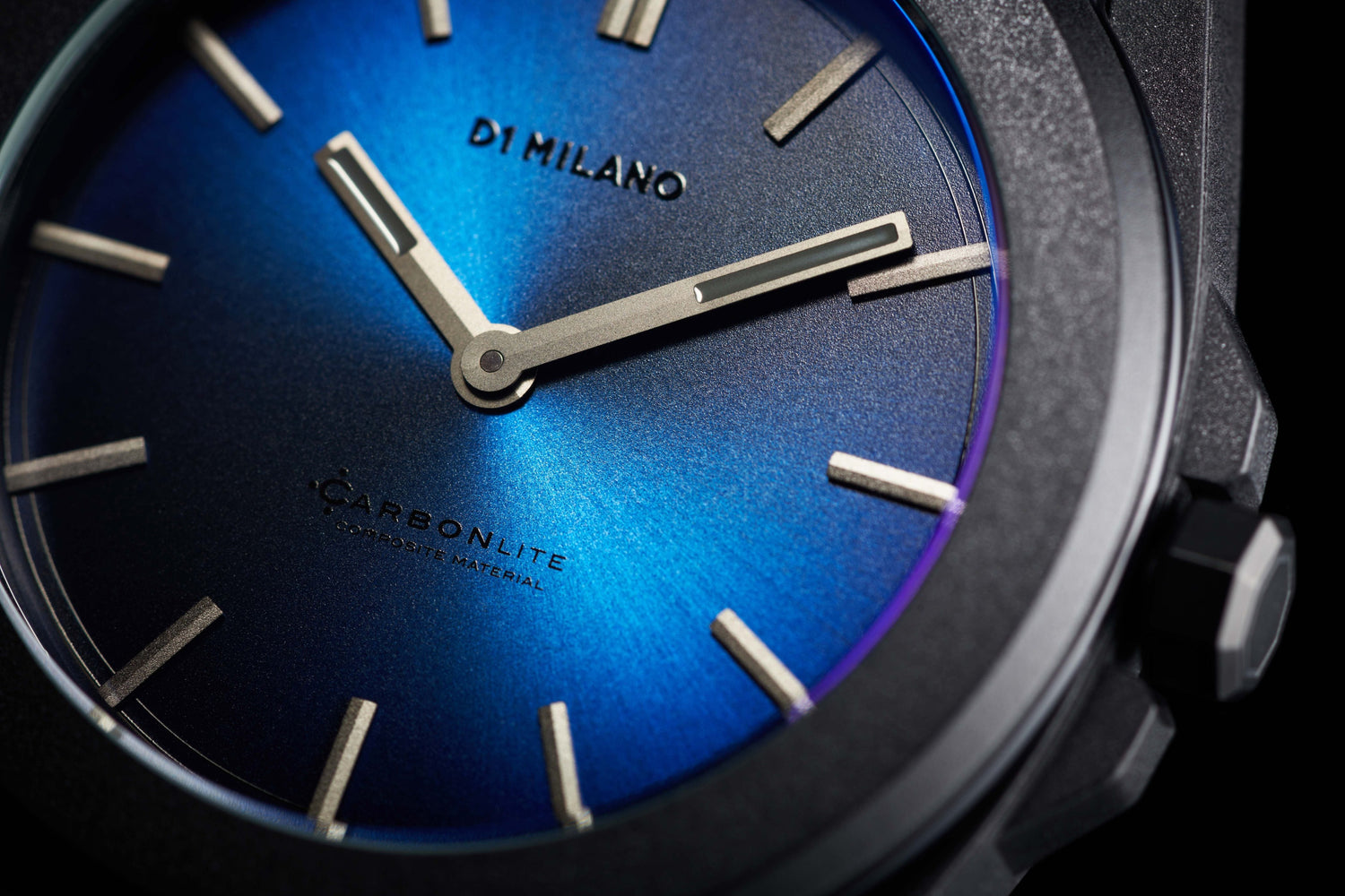 D1 Milano Carbonlite Blue 40.5mm Watch-Quartz Watches-PEROZ Accessories