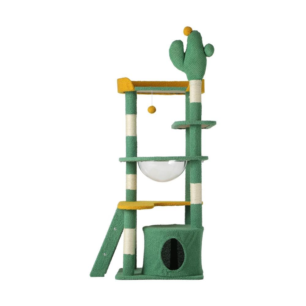 Alopet Cat Tree Tower Scratching Post 144cm Pet Condo House Furniture Scratcher-Cat Tree-PEROZ Accessories