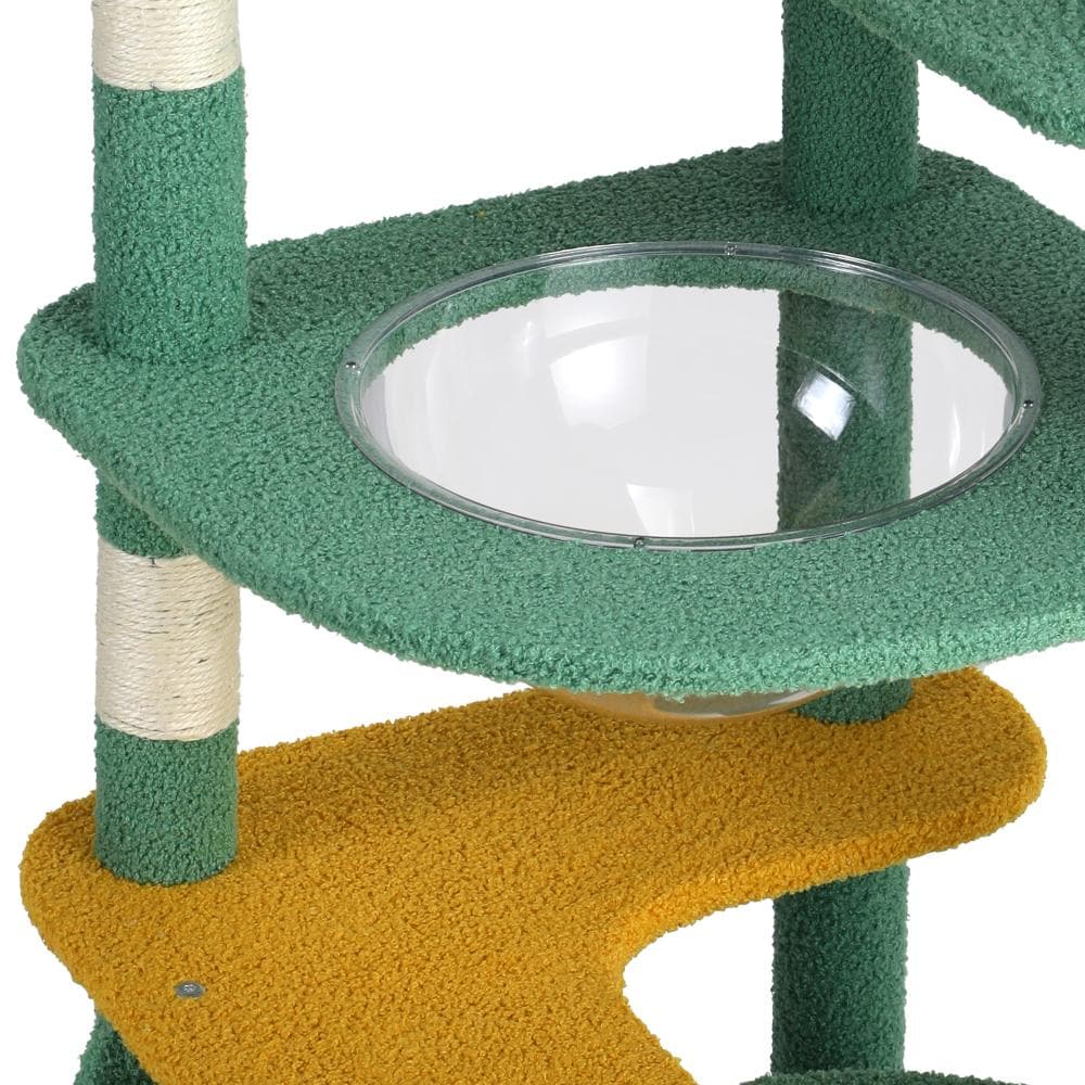 Alopet Cat Tree Tower Scratching Post 144cm Pet Condo House Furniture Scratcher-Cat Tree-PEROZ Accessories