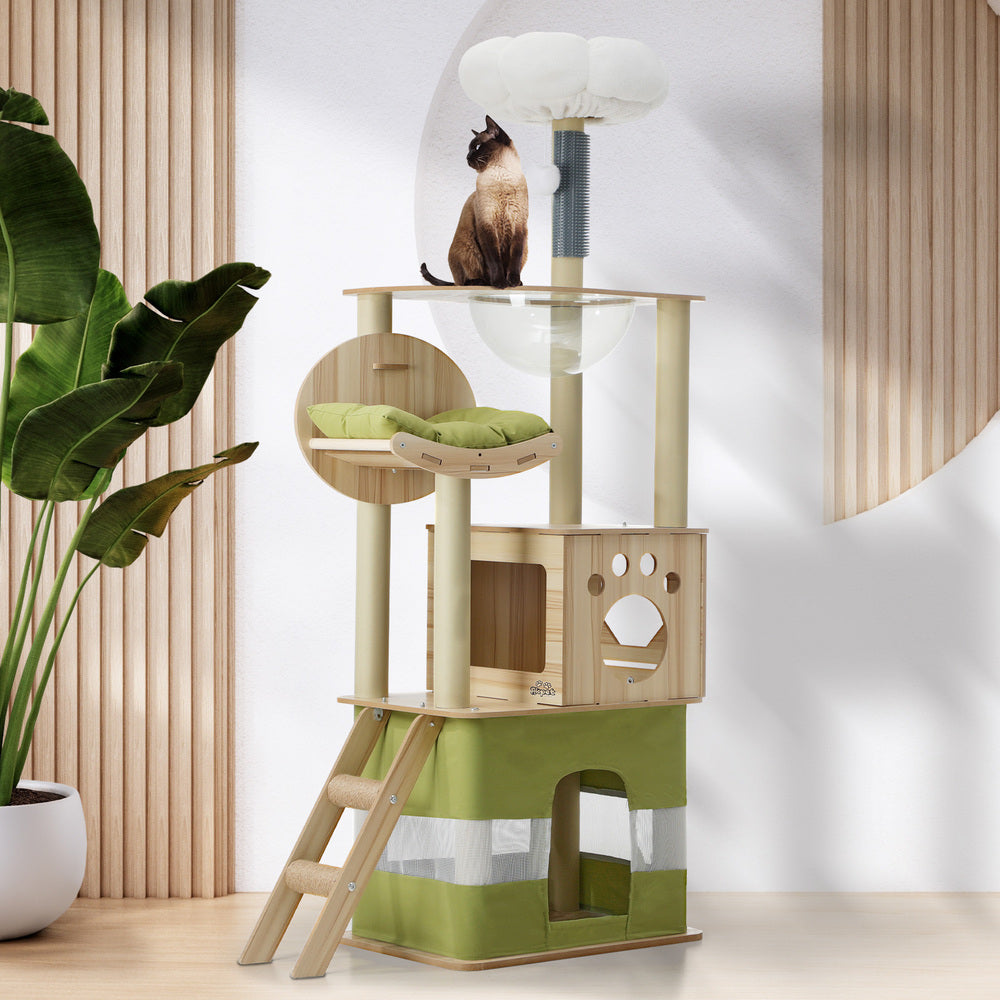 Alopet Cat Tree Tower Scratching Post Scratcher 160cm-Cat Trees-PEROZ Accessories