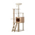 Alopet Cat Tree Wood Scratcher Condo Detachable House-Cat Trees-PEROZ Accessories