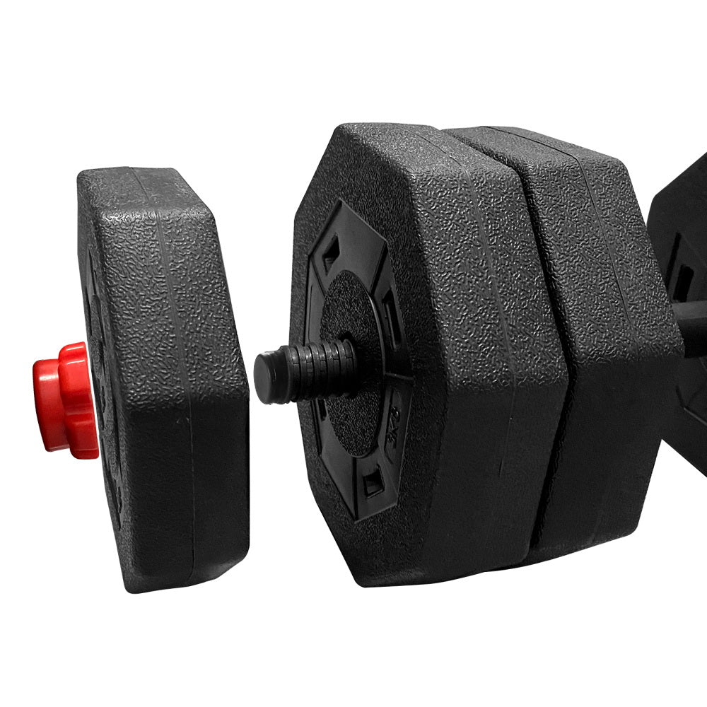 Everfit 40kg Dumbbells Barbell Set Adjustable Dumbbell Weight Lifting-Sports &amp; Fitness &gt; Exercise, Gym &amp; Fitness &gt; Free Weights-PEROZ Accessories