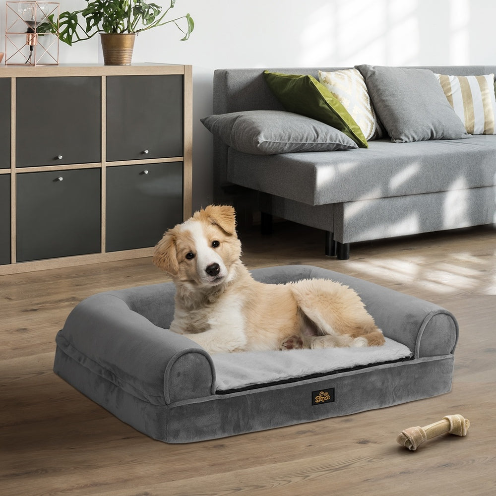 Alopet Orthopedic Dog Bed Memory Foam Removable Cover Large-Dog Beds-PEROZ Accessories