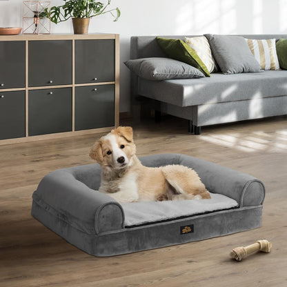 Alopet Pet Bed Memory Foam Orthopedic Removable Cover XX Large-Dog Beds-PEROZ Accessories