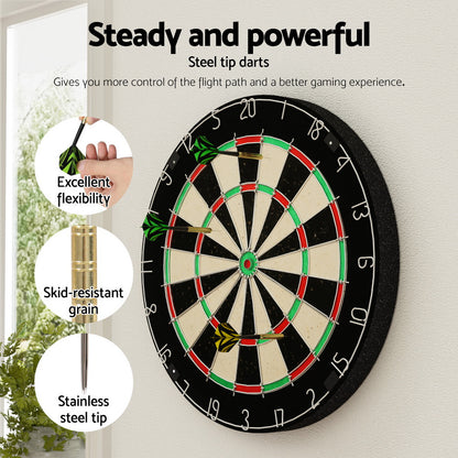 18&quot; Dartboard Professional Dart Board Party Game Target Sport Competition Gift-Gift &amp; Novelty &gt; Games-PEROZ Accessories