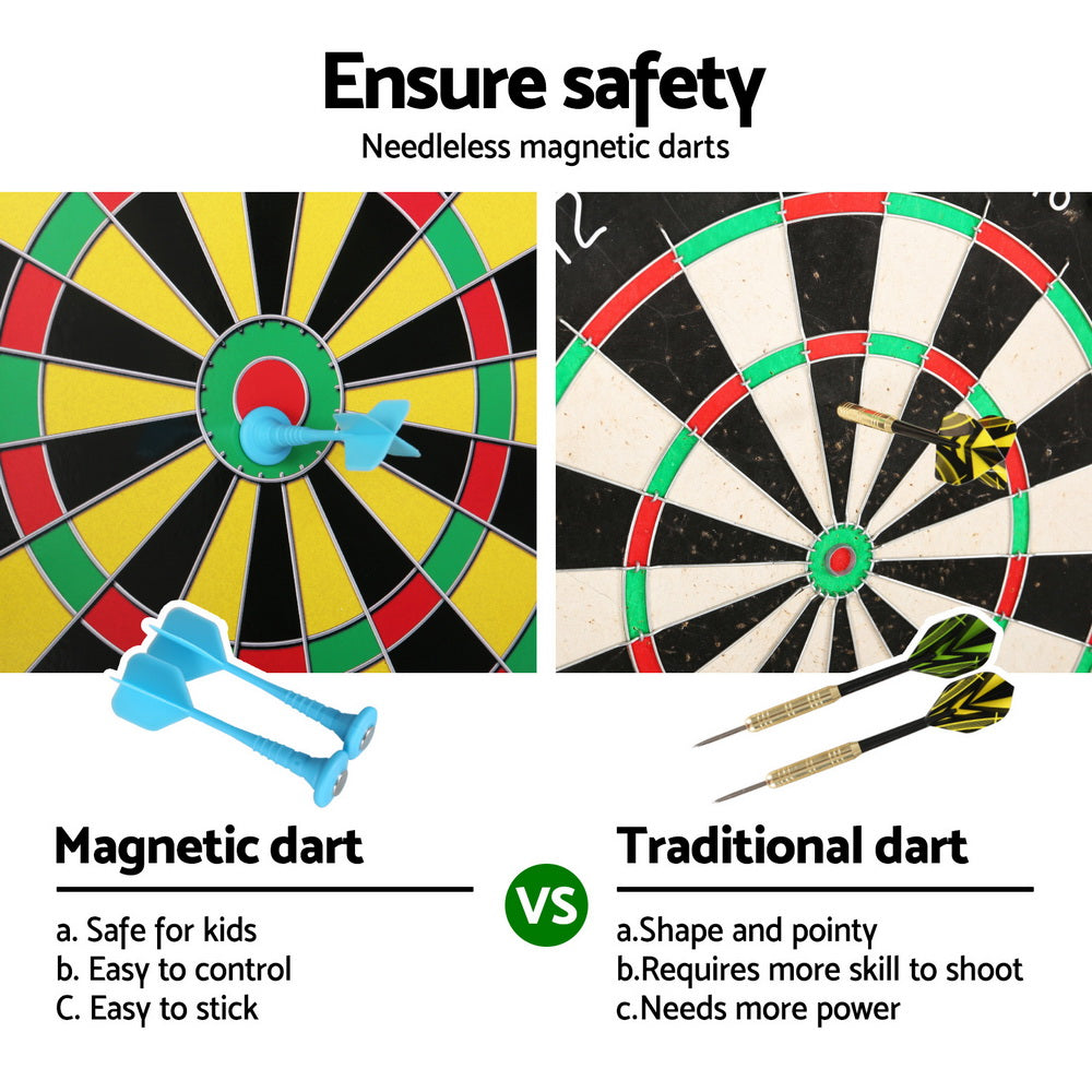 16&quot; Magnetic Dartboard Dart Board 6 Darts Kid Adult Family Party Game Gift Toy-Gift &amp; Novelty &gt; Games-PEROZ Accessories