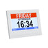 Artiss 7" Digital Day Clock Calendar Alarm White-Home & Garden > Home & Garden Others-PEROZ Accessories