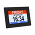 Artiss 8" Digital Day Clock Calendar Alarm Black-Home & Garden > Home & Garden Others-PEROZ Accessories