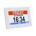 Artiss 8" Digital Day Clock Calendar Alarm White-Home & Garden > Home & Garden Others-PEROZ Accessories