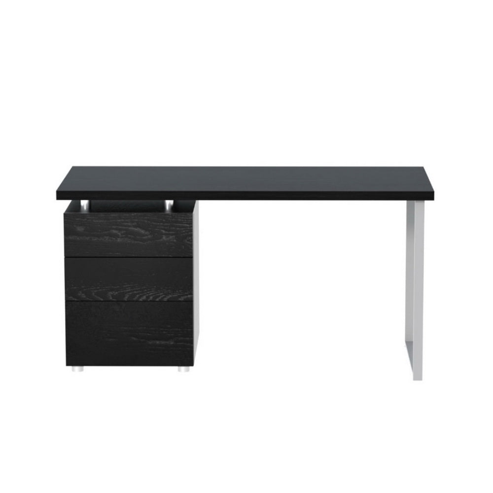 Artiss Computer Desk Drawer Black 140CM-Furniture &gt; Office-PEROZ Accessories