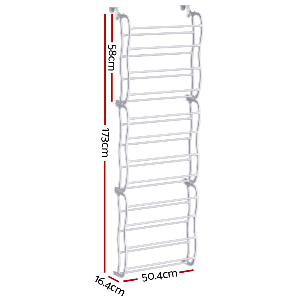 Artiss Shoe Rack Hanging Over Door Organiser 24 Pairs Eric-Shoe Storage Cabinets-PEROZ Accessories