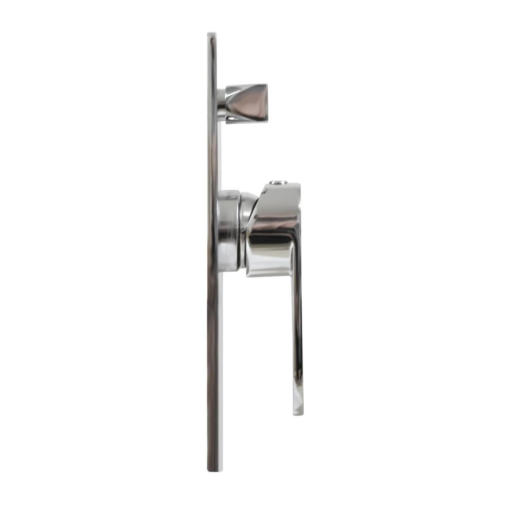 Shower Mixer Hot Cold Tap Basin Vanity Sink Brass Bath Wall Mount Chrome-Shower Heads-PEROZ Accessories