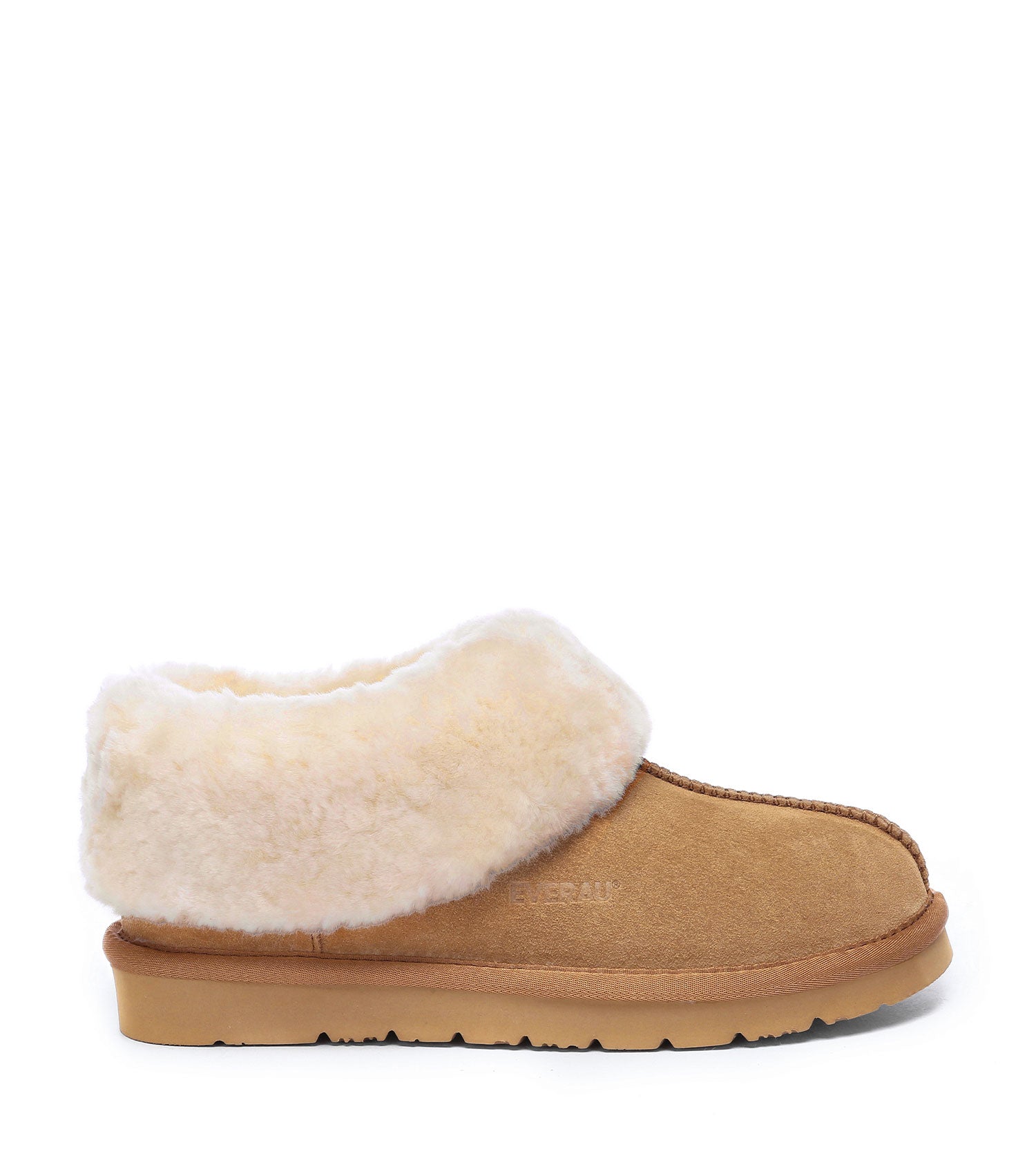 Chestnut Homey Slipper Suede | PEROZ Australia