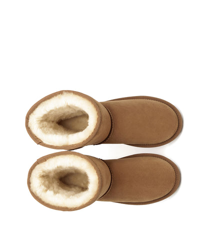 Short Classic UGG Boots - EA3003 - EVERAU-Boots-PEROZ Accessories