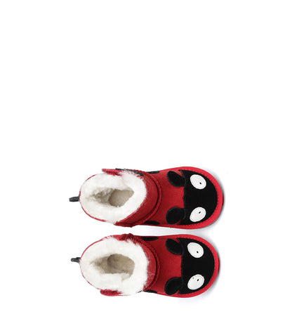 Ladybug Toddler UGG Boots - EA3011K - EVERAU-Boots-PEROZ Accessories