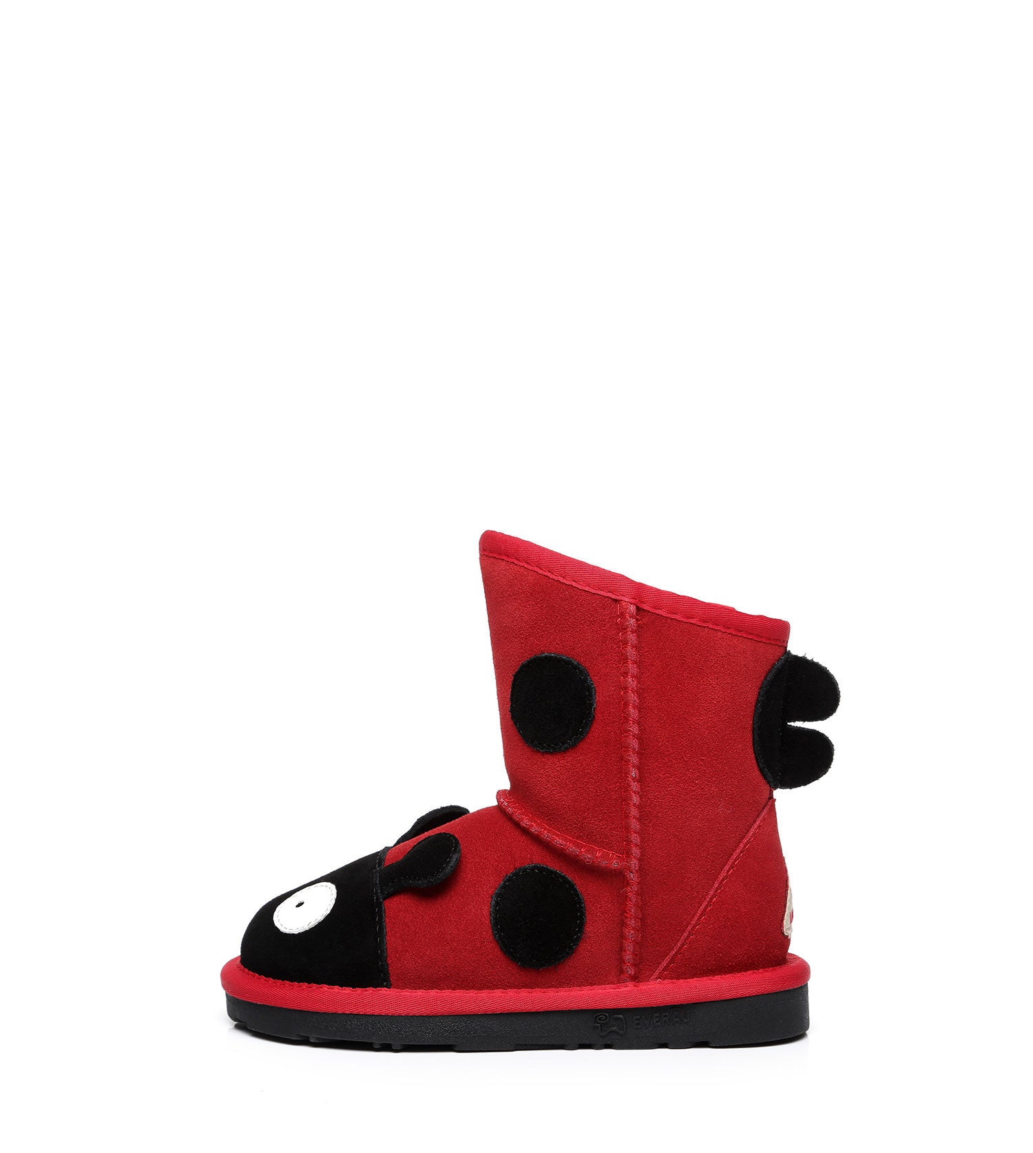 Kids Ladybug UGG Boots - EA3019K - EVERAU-Boots-PEROZ Accessories