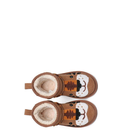 Tiger UGG Boots - EA3092K - EVERAU-Boots-PEROZ Accessories