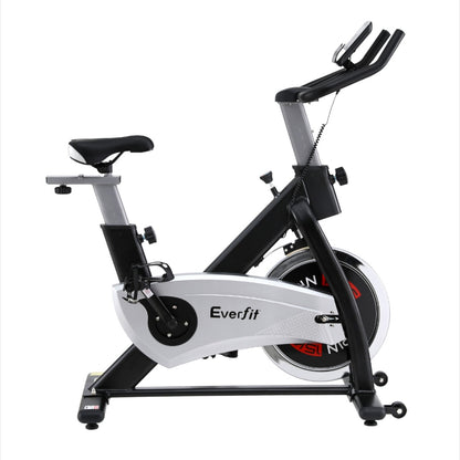 15kg Flywheel Spin Bike Everfit Exercise Bike Home Gym Fitness 120KG Capacity-Sports &amp; Fitness &gt; Exercise, Gym &amp; Fitness &gt; Exercise Bikes-PEROZ Accessories