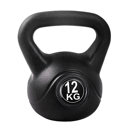 Everfit 12kg Kettlebell Set Weight Lifting Bench Dumbbells Kettle Bell Gym Home-Sports &amp; Fitness &gt; Exercise, Gym &amp; Fitness &gt; Weightlifting Machines &amp; Racks-PEROZ Accessories