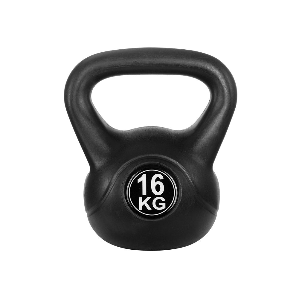 Everfit 16kg Kettlebell Set Weight Lifting Bench Dumbbells Kettle Bell Gym Home-Sports &amp; Fitness &gt; Exercise, Gym &amp; Fitness &gt; Free Weights-PEROZ Accessories