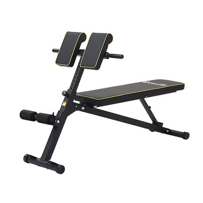 Everfit Roman Chair Adjustable Weight Bench Strength Training Preacher Curls-Sports &amp; Fitness &gt; Exercise, Gym &amp; Fitness &gt; Exercise Benches-PEROZ Accessories