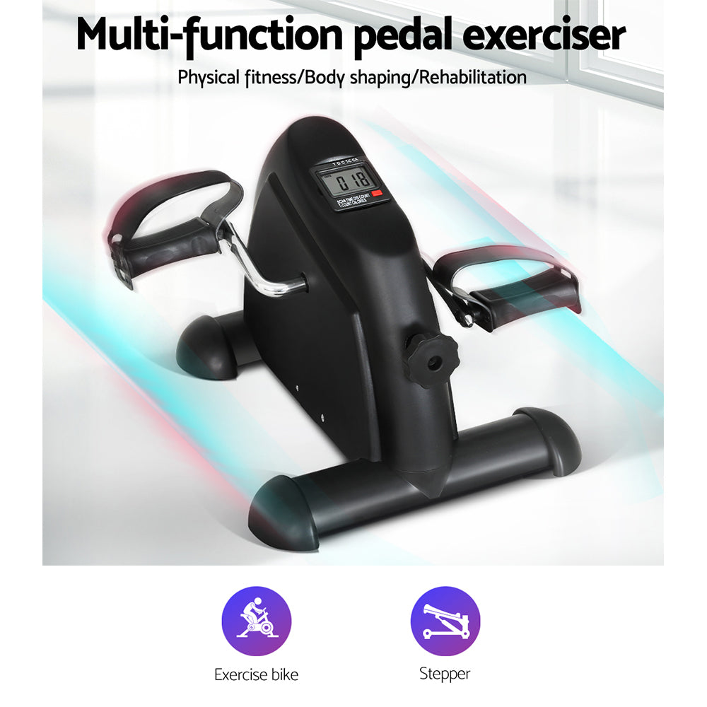 Everfit Pedal Exerciser Mini Exercise Bike Cross Trainer Under Desk Bike-Sports &amp; Fitness &gt; Exercise, Gym &amp; Fitness &gt; Exercise Bikes-PEROZ Accessories