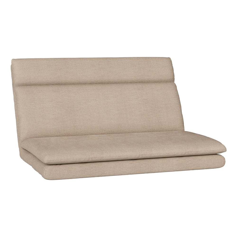 Artiss Floor Lounge Sofa Bed 2 Seater Linen Beige-Furniture &gt; Living Room-PEROZ Accessories